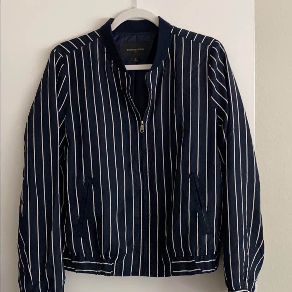 Banana Republic Blue bomber jacket size S